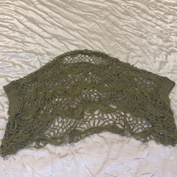 Bronze Crochet Top - Picture 1 of 2